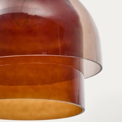 Vitri Подвесной светильник из коричневого стекла Ø 40 см