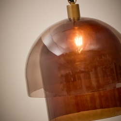 Vitri Подвесной светильник из коричневого стекла Ø 40 см