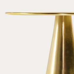 Приставной столик Rhet золотой