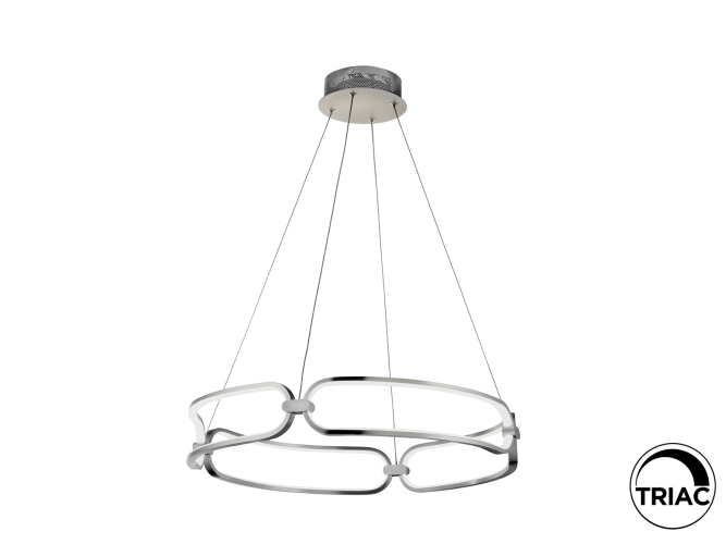 Подвесной светильник Colette LED хром 60Ø