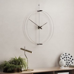 Часы Nomon Special (75 см) (основание - венге в отделке белый фиберглас/стрелки венге)