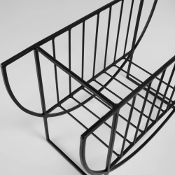 Журнальная стойка Aubrey черная