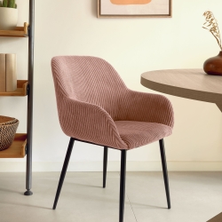 Стул Konna розовый вельвет