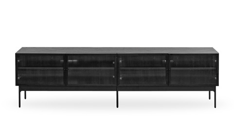 Тумба под ТВ Blur 4D черная