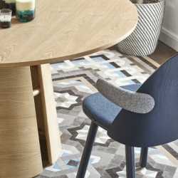 Стол круглый Cep 157 дуб