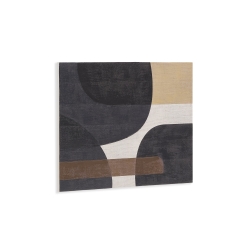 Tonol коричневый абстрактный холст 100 x 80 см