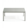 Стеклянный серый стол Alki