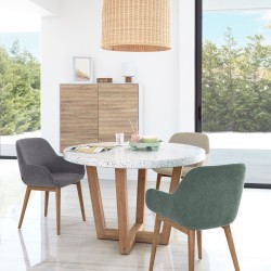 Поднос Charisse металлический зеленый