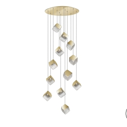 Люстра Priscila 12L золотая