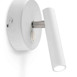 Бра MiniFlat White round