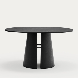 Стол круглый Cep 137 черный