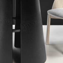 Стол круглый Cep 137 черный