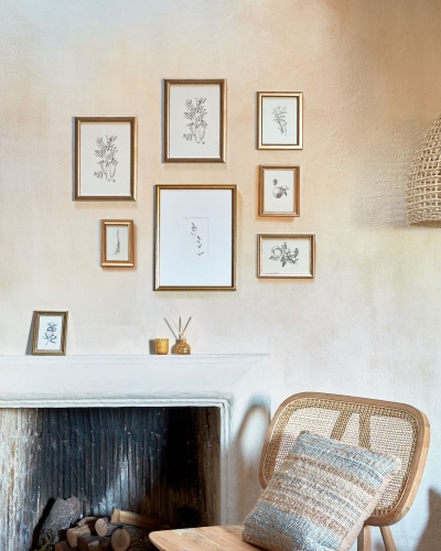 Nazira Средняя золотая фоторамка 19 х 24 см