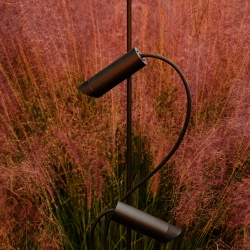 CLAP 1266 Черный маяк 2x6 Вт 3000K 38°