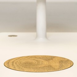 Бра с левой полкой Niko белое с рассеивателем из поликарбоната 7W 3000K INDUCCION