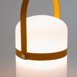 Настольная мини-лампа Lame горчично-желтого цвета