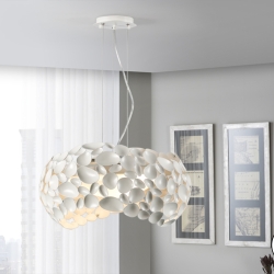 Подвесной светильник Narisa Ø47 5L белый