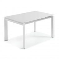 Стеклянный стол Alki белый