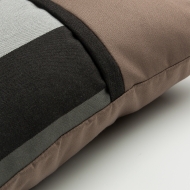 NOIR Cushion 30x50 полоски ткани черный серый AA1326J01