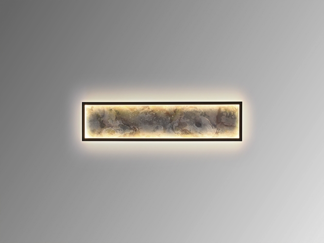 Настенный светильник Stone CCT- черный LED L60