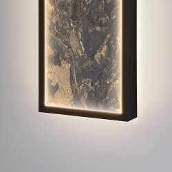 Настенный светильник Stone CCT- черный LED L60