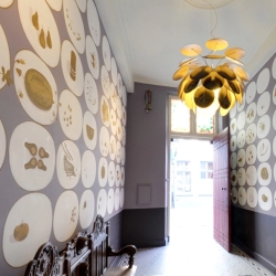 Люстра Discoco 68 черно-золотая