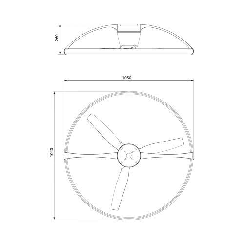 Люстра потолочная-вентилятор NEPAL 7531