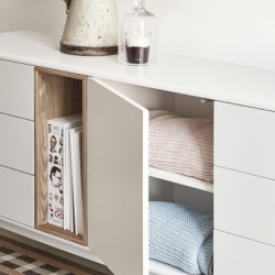 Сервант Corvo 1D6Dr кремовый