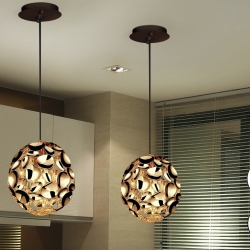 Люстра Narisa Ø18 1L розовое золото