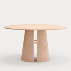Стол круглый Cep 137 натуральный