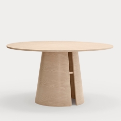 Стол круглый Cep 137 натуральный