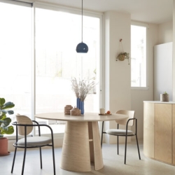 Стол круглый Cep 137 натуральный