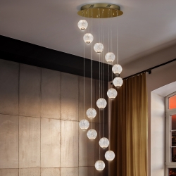 Люстра Austral LED 14L Ø50 золото