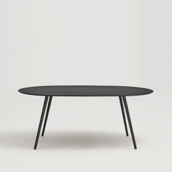 Обеденный стол Gazelle овальный 200x100 Epoxi/HPL