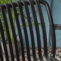 Садовый стул Isabellini в черном цвете