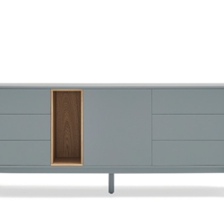 Сервант Corvo 1D6Dr серый