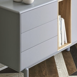 Сервант Corvo 1D6Dr серый