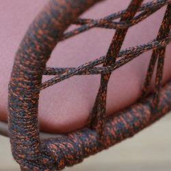 Уличный стул Petale с плетеной спинкой