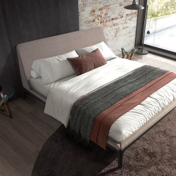 Круглый приставной столик 2127/LT17192 из закаленного стекла и ореха