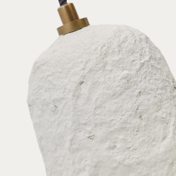 Подвесной светильник Ullaro белый из папье-маше Ø 11,5 см