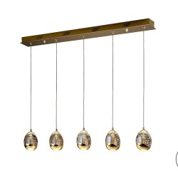 Подвесной светильник Rocio LED 5L золотой
