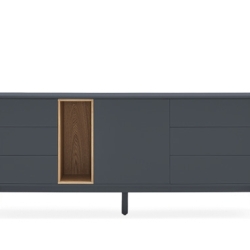 Сервант Corvo 1D6Dr антрацит