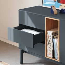 Сервант Corvo 1D6Dr антрацит