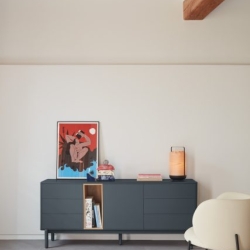 Сервант Corvo 1D6Dr антрацит