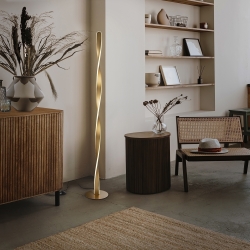 Торшер Twist золотой