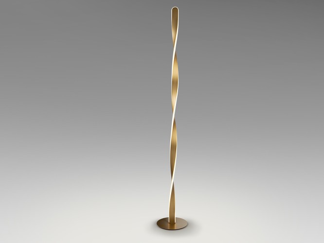 Торшер Twist золотой