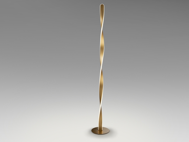 Торшер Twist золотой