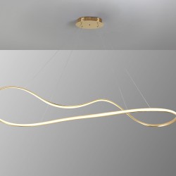 Подвесной светильник Lia большой золотой