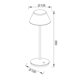 Переносной уличный светильник K5 7988