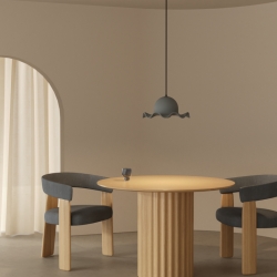 Подвесной светильник Chapeu черный металл